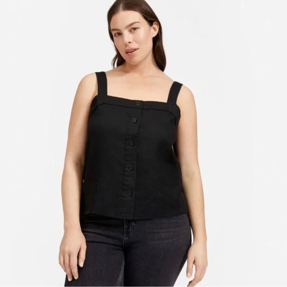 Everlane linen picnic tank size 2.